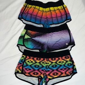 3 WOMENS Hurley Phantom board shorts